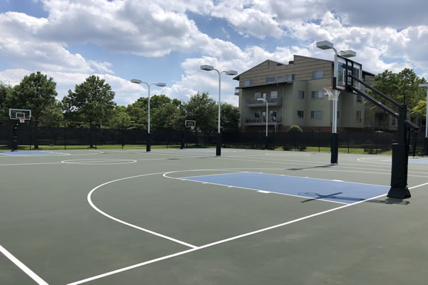 Recreation Center - 2 Outdoor Basketball Courts with Lights